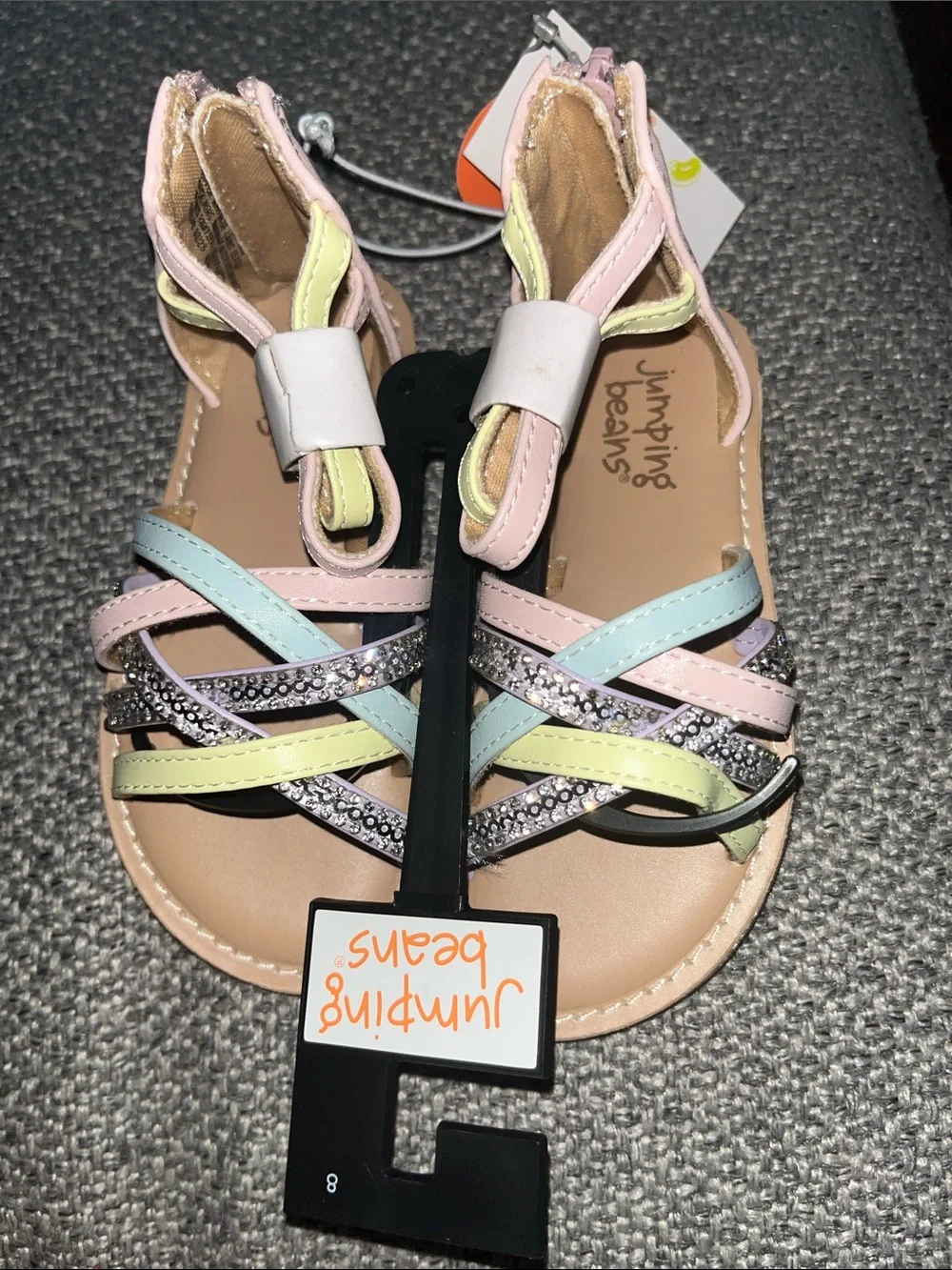 Jumping Beans Alanna Multi Color Girls Sandals